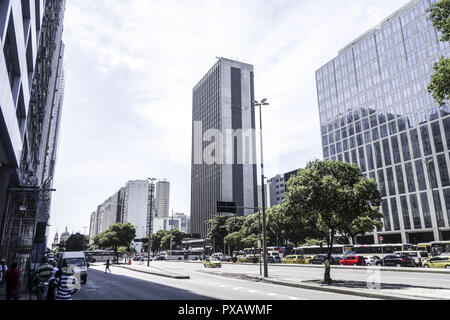 Rio De Janeiro, Centro, Avenida Presidente Vargas, Brasilien Stockfoto