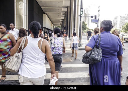 Rio De Janeiro, Centro, Avenida Presidente Vargas, Brasilien Stockfoto