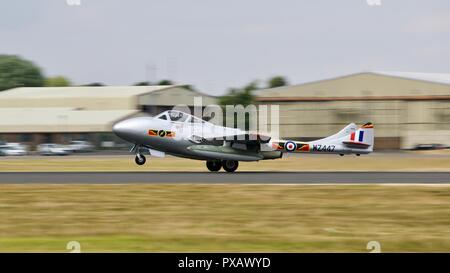 De Havilland Vampire T.55 Stockfoto