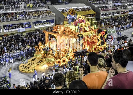 Rio De Janeiro, Karneval, Villenviertel, Brasilien Stockfoto