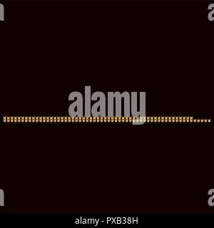 Weihnachten Muster stricken. Im skandinavischen Stil gold Gestrick Hintergrund für das Neue Jahr. Flache vektor Cartoon Illustration. Objekte auf weißen Ba isoliert Stock Vektor