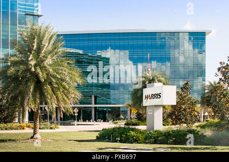 Palm Bay, Florida, USA - Oktober 20, 2018: Der Harris Technology Center ist eine LEED-zertifizierte. 6.000-Quadratfuß-Anlage, die im Jahr 2015 eröffnet. Stockfoto