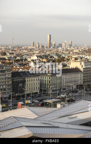 Hauptbahnhof Wien (Wiener Team, Holz/Hoffmann, Wimmer), Hauptbahnhof Wien, Vienna Stockfoto