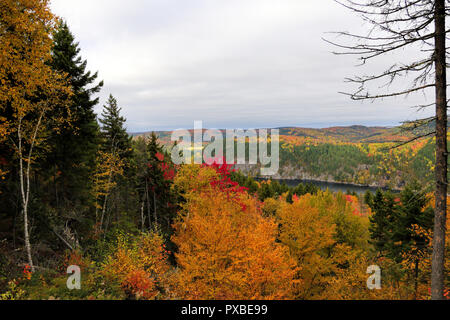 Herbst in Kanada - Mauricie Stockfoto