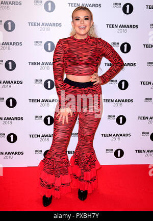 Tallia Sturm an der BBC Radio 1 Teen Awards gehalten an der SSE-Arena, Wembley, London. Stockfoto