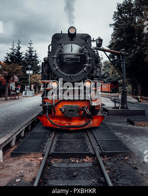 Alte Dampfeisenbahn Stockfoto