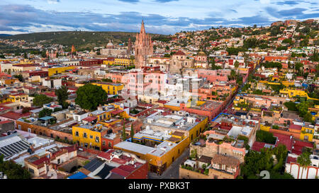 Parroquia de San Miguel Arcangel, San Miguel de Allende, Mexiko Stockfoto