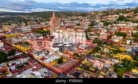 Parroquia de San Miguel Arcangel, San Miguel de Allende, Mexiko Stockfoto