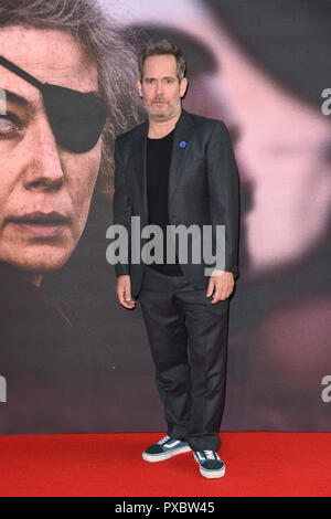 LONDON, GROSSBRITANNIEN. Oktober 20, 2018: Tom Hollander an der London Film Festival screening' einer privaten Krieg" im Cineworld Leicester Square, London. Bild: Steve Vas/Featureflash Credit: Paul Smith/Alamy leben Nachrichten Stockfoto