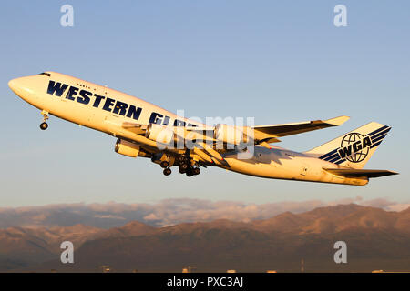 Anchorage, Alaska, USA. 1. Sep 2018. Western Global gesehen, schöne Anchorage. Quelle: Christian Van Grinsven/SOPA Images/ZUMA Draht/Alamy leben Nachrichten Stockfoto