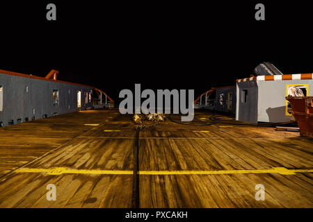 Anchor Handling Tug Supply AHTS Schiff bereit für Job Stockfoto