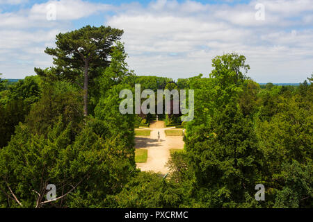 Das Schloss von Versailles war die wichtigste Royal von Frankreich von 1682 unter Louis XIV Wohnen bis zum Beginn der Französischen Revolution 1789. Stockfoto