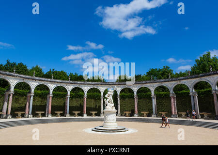 Das Schloss von Versailles war die wichtigste Royal von Frankreich von 1682 unter Louis XIV Wohnen bis zum Beginn der Französischen Revolution 1789. Stockfoto