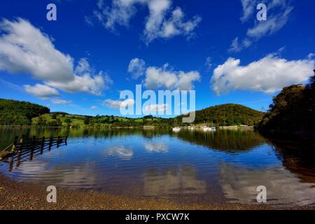 Ullswater Lake, Pooley Bridge, Nationalpark Lake District, Cumbria, England, Großbritannien Stockfoto