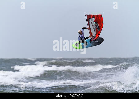 Balz Müller, SUI, Mercedes-Benz Windsurf World Cup Sylt 2018 Stockfoto