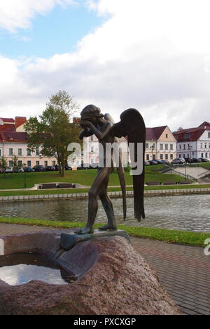 Engel auf der Insel der Tränen, Minsk, Belarus Stockfoto