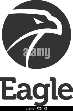 Black Eagle Logo Icon Design template Vector Stock Vektor