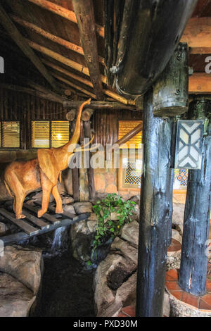 Safari Lodge in der Masai Mara Kenia Afrika Stockfoto