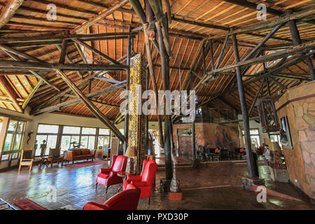 Safari Lodge in der Masai Mara Kenia Afrika Stockfoto