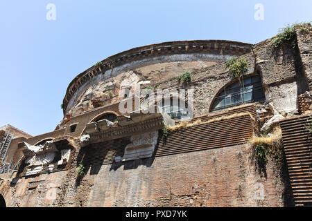 Rom, Italien, 23. JUNI 2017: Tolle Aussicht auf das Pantheon in Rom, Italien Stockfoto