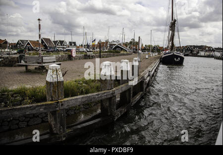 Dutch Village vom Meer, Detail der Altstadt Stockfoto