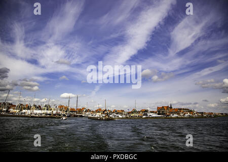 Dutch Village vom Meer, Detail der Altstadt Stockfoto