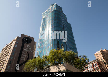 Eigentumswohnung-Turm, 445 Lafayette St. am Astor Place und Cooper Square, New York Stockfoto