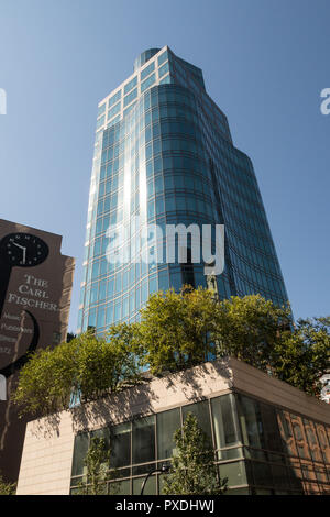 Eigentumswohnung-Turm, 445 Lafayette St. am Astor Place und Cooper Square, New York Stockfoto