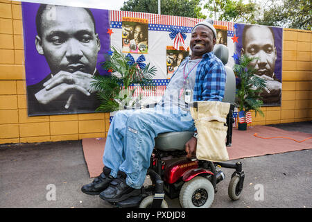 Miami Florida, Association for Development of Exceptional, ADE, MLK Day Carnival, Martin Luther King Jr., developmental disabled, mental, mental, physical Stockfoto