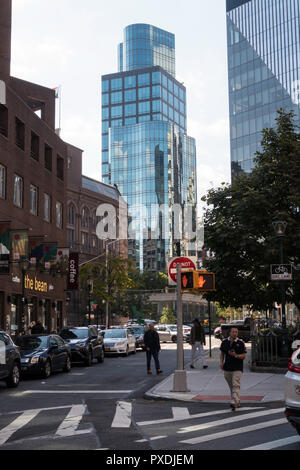 Eigentumswohnung-Turm, 445 Lafayette St. am Astor Place und Cooper Square, New York Stockfoto