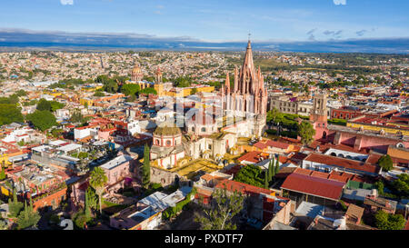 Parroquia de San Miguel Arcangel, San Miguel de Allende, Mexiko Stockfoto