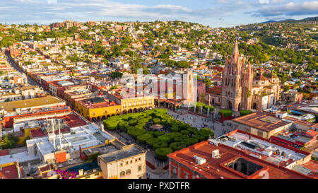 Parroquia de San Miguel Arcangel, San Miguel de Allende, Mexiko Stockfoto