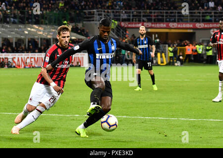 Keita Klingenwechsel (FC Internazionale) während der Serie A TIM Fußballspiel zwischen FC Internazionale Milano und AC Mailand, Stadio Giuseppe Meazza am 21. Oktober 2018 in Mailand, Italien. Stockfoto