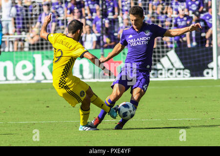 Orlando, USA. Okt 2018 21. Orlando Stadt SC hosts Columbus bei Orlando Stadt Statium am 21. Oktober in Orlando, Florida 2018. Photo Credit: Marty Jean-Louis Credit: Marty Jean-Louis/Alamy leben Nachrichten Stockfoto