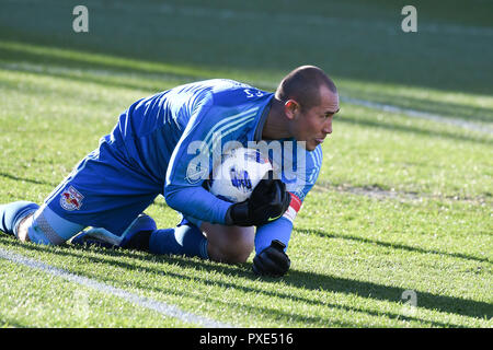 Chester, Pennsylvania, USA. Okt, 2018 21. LUIS ROBLES (31) Der New York Red Bulls in Aktion gegen die Philadelphia Union Talen Energie Feld in Chester PA Credit: Ricky Fitchett/ZUMA Draht/Alamy leben Nachrichten Stockfoto