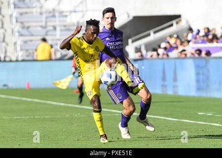 Orlando, USA. Okt 2018 21. Orlando Stadt SC hosts Columbus bei Orlando Stadt Statium am 21. Oktober in Orlando, Florida 2018. Photo Credit: Marty Jean-Louis Credit: Marty Jean-Louis/Alamy leben Nachrichten Stockfoto