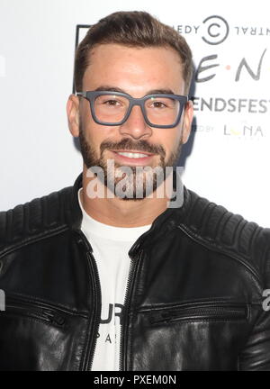 Friendsfest Launch Party in Kennington Park, London Mit: Alex Miller Wo: London, Großbritannien Wann: 20 Aug 2018 Quelle: WENN.com Stockfoto