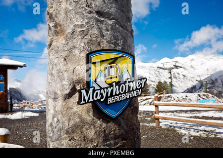 Mayrhofner Bergbahnen berühmten Skigebiet in Mayrhofen, Österreich Stockfoto