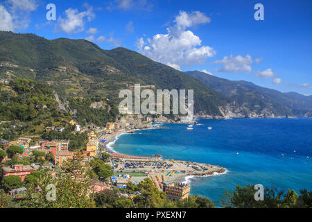 Monterosso al Mare (Cinque Terre, Italien) Stockfoto