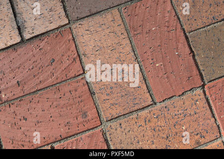Diagonale Brick Textur in grunge Stil Stockfoto