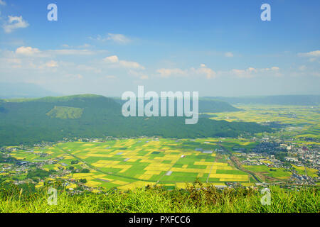 Mt. Aso nördlichen Somma, Präfektur Kumamoto, Japan Stockfoto