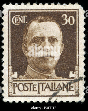 Poststempel Stempel aus Italien in der Kaiserlichen Serie 1929 ausgestellt Stockfoto