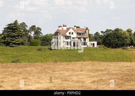 Tranmer Haus war das Haus von Edith ziemlich früher genannt, Sutton Hoo Haus, Suffolk, England Stockfoto