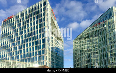 Headquarter der German News Magazin "Der Spiegel" in Hamburg. Stockfoto