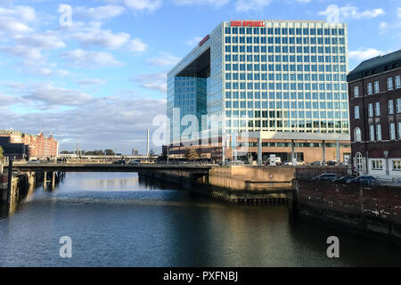 Headquarter der German News Magazin "Der Spiegel" in Hamburg. Stockfoto