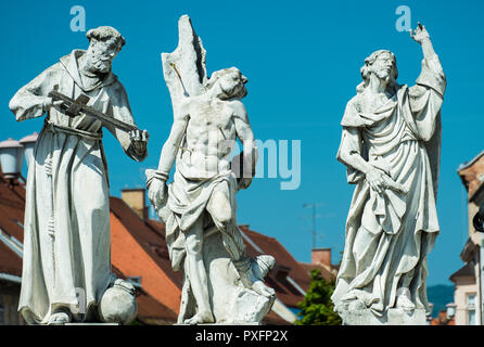 Marmor zahlen. Stockfoto