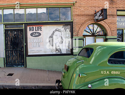 Lowell Arizona USA. Geschäftsviertel Stockfoto