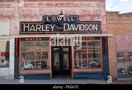 Lowell Arizona USA. Geschäftsviertel Stockfoto