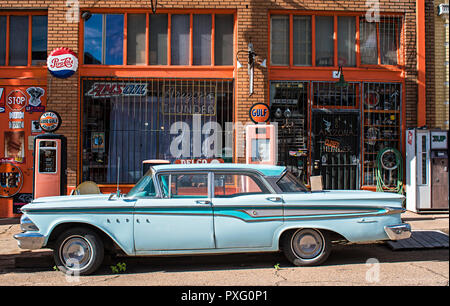 Lowell Arizona USA. Geschäftsviertel Stockfoto