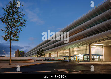 Preston Busbahnhof ist ein großartiges Beispiel für Brutalist architecture Stockfoto